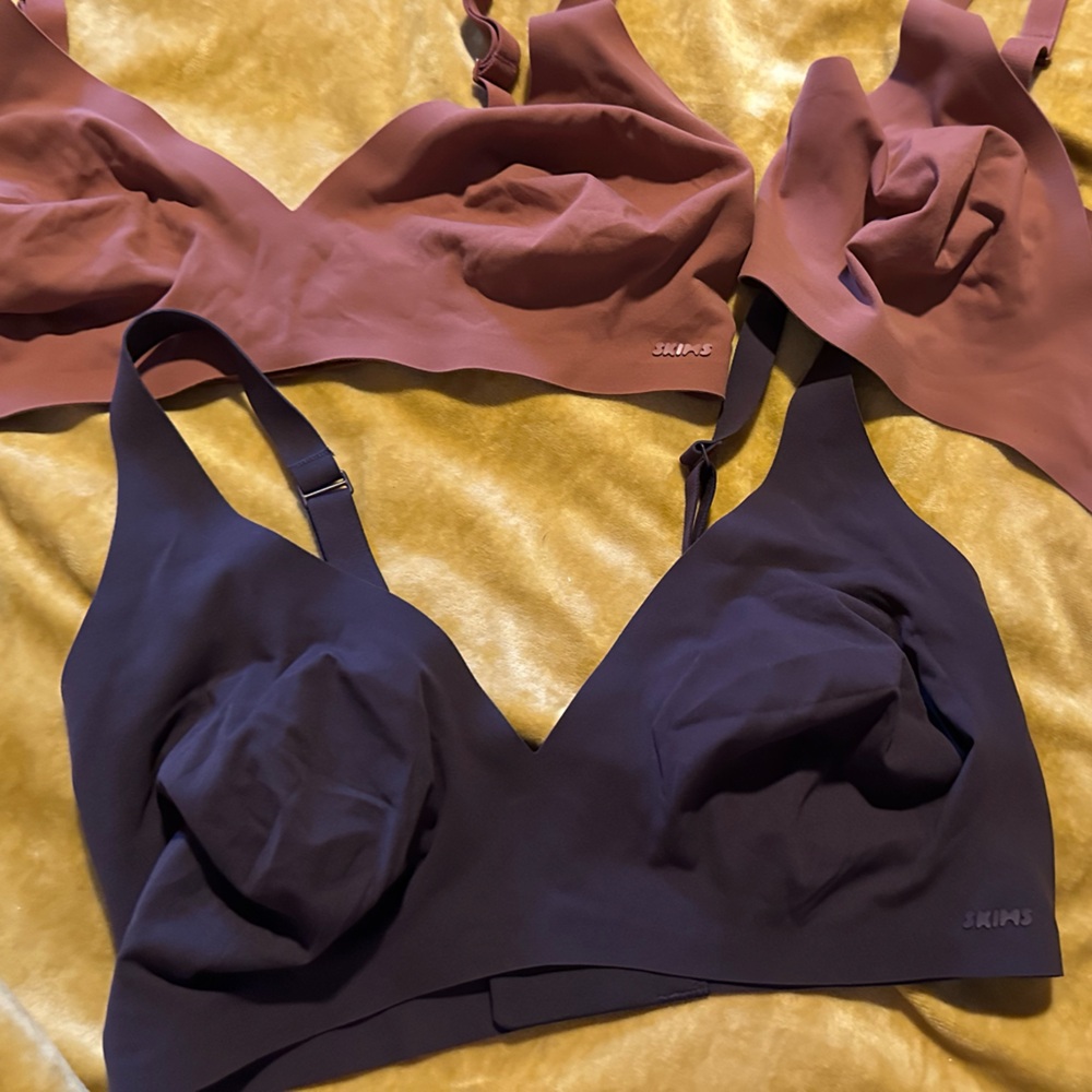 SKIMS Naked Plunge Bralette - Cocoa, M-DD - SOLD OUT